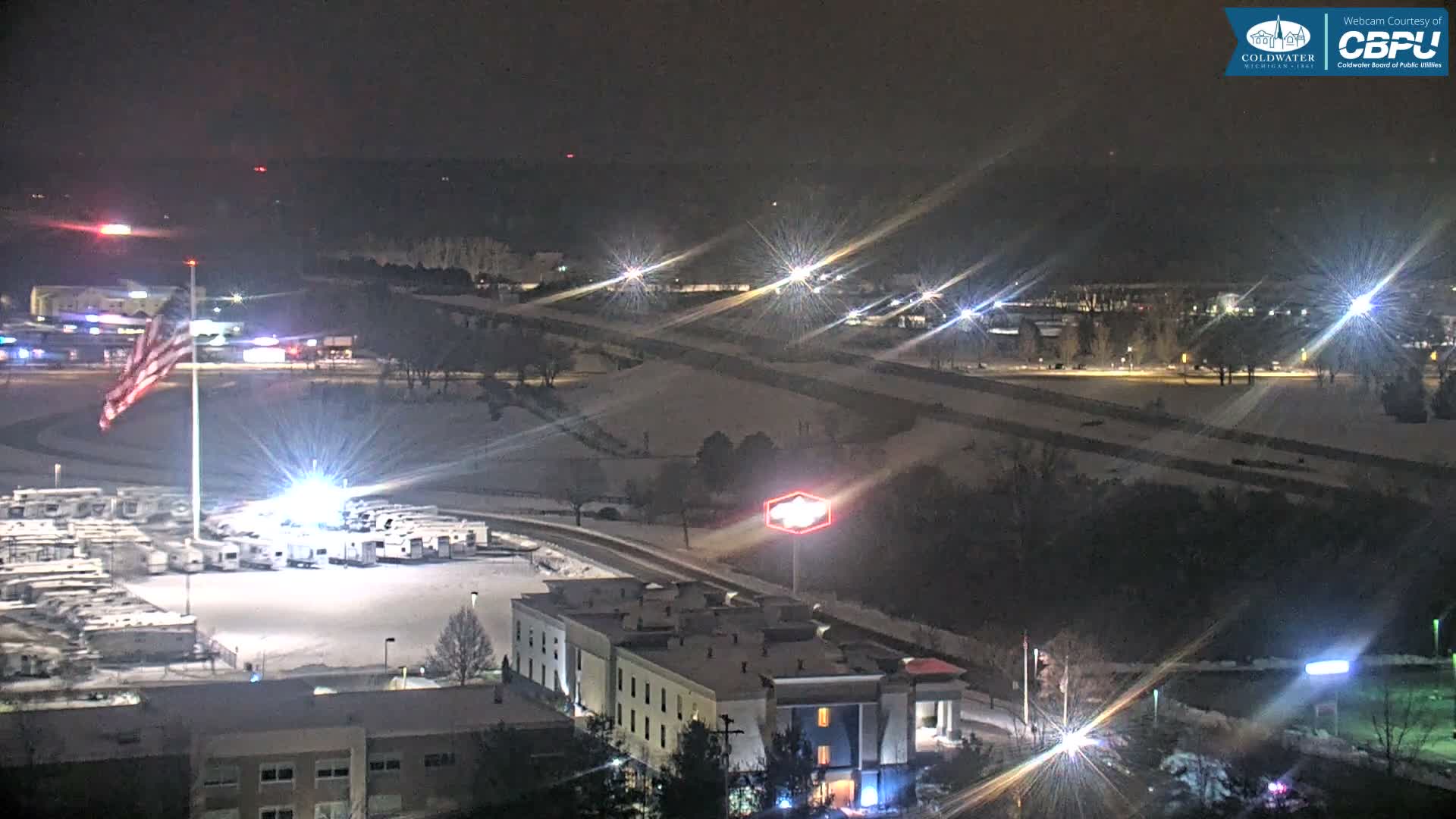 Highway 69 & Coldwater City Intersection North Branch County View Live Cam - Coldwater, Branch, Michigan, USA