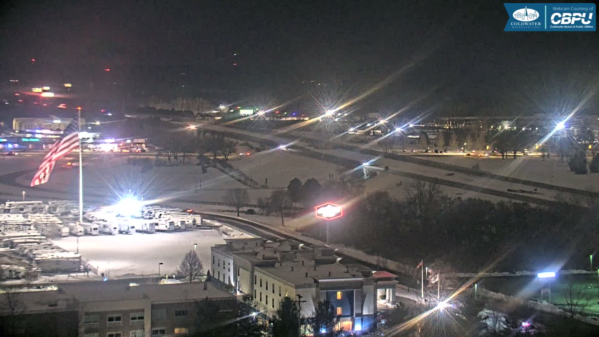 Highway 69 & Coldwater City Intersection North Branch County View Live Cam - Coldwater, Branch, Michigan, USA