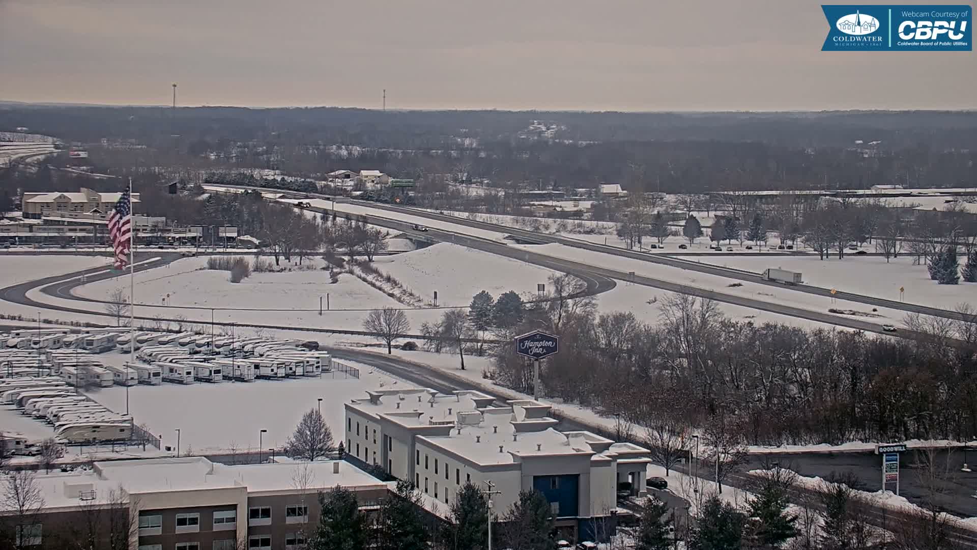 Highway 69 & Coldwater City Intersection North Branch County View Live Cam - Coldwater, Branch, Michigan, USA