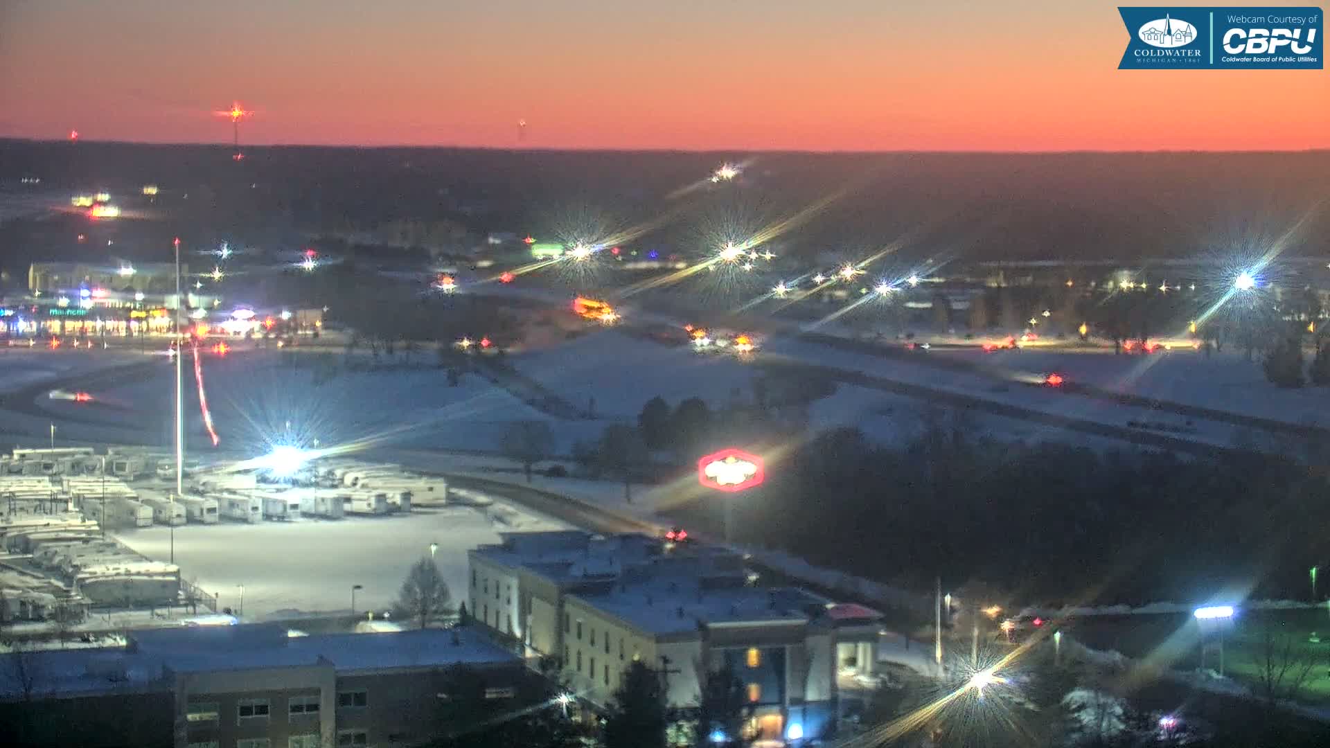 Highway 69 & Coldwater City Intersection North Branch County View Live Cam - Coldwater, Branch, Michigan, USA