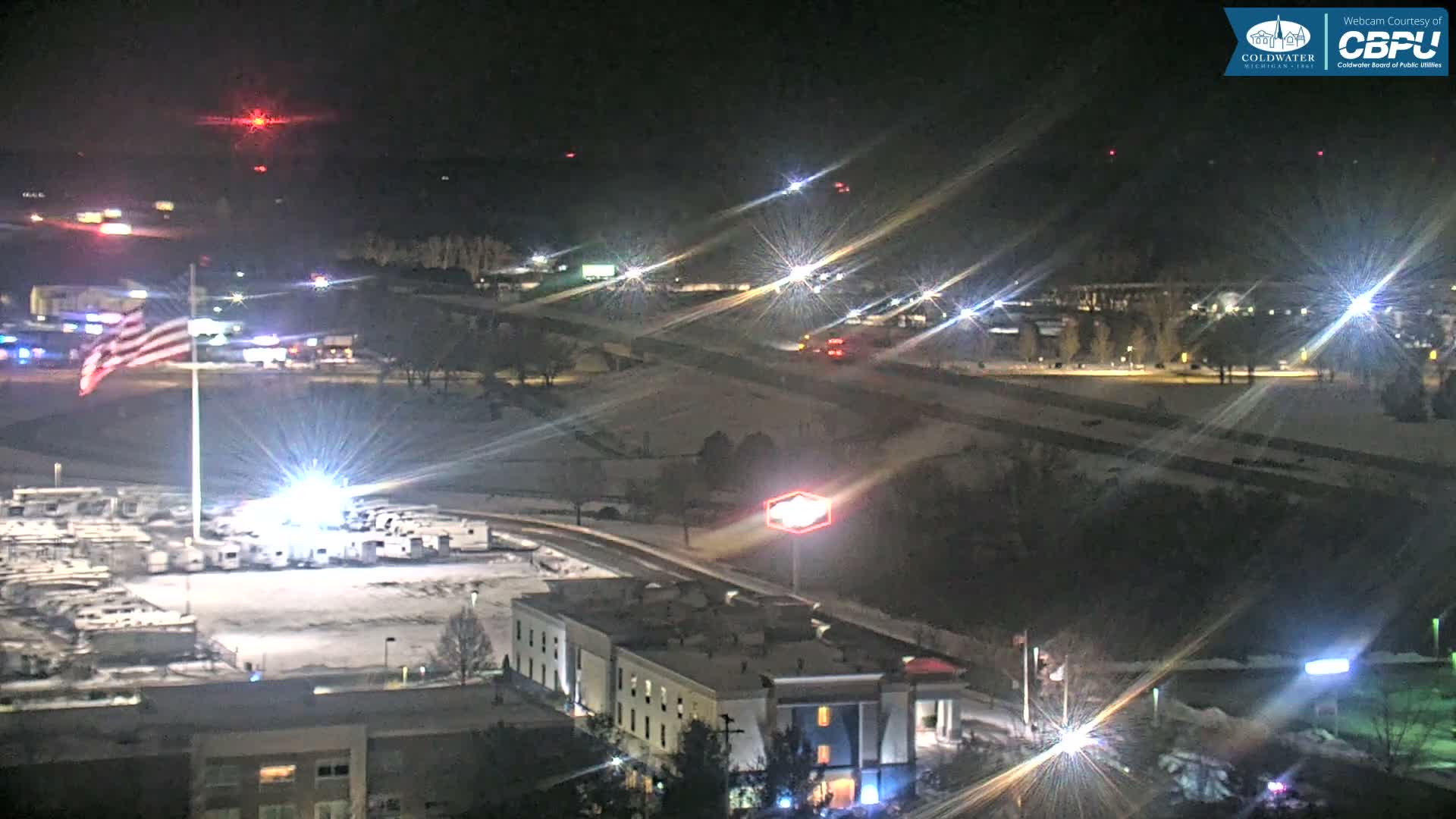 Highway 69 & Coldwater City Intersection North Branch County View Live Cam - Coldwater, Branch, Michigan, USA