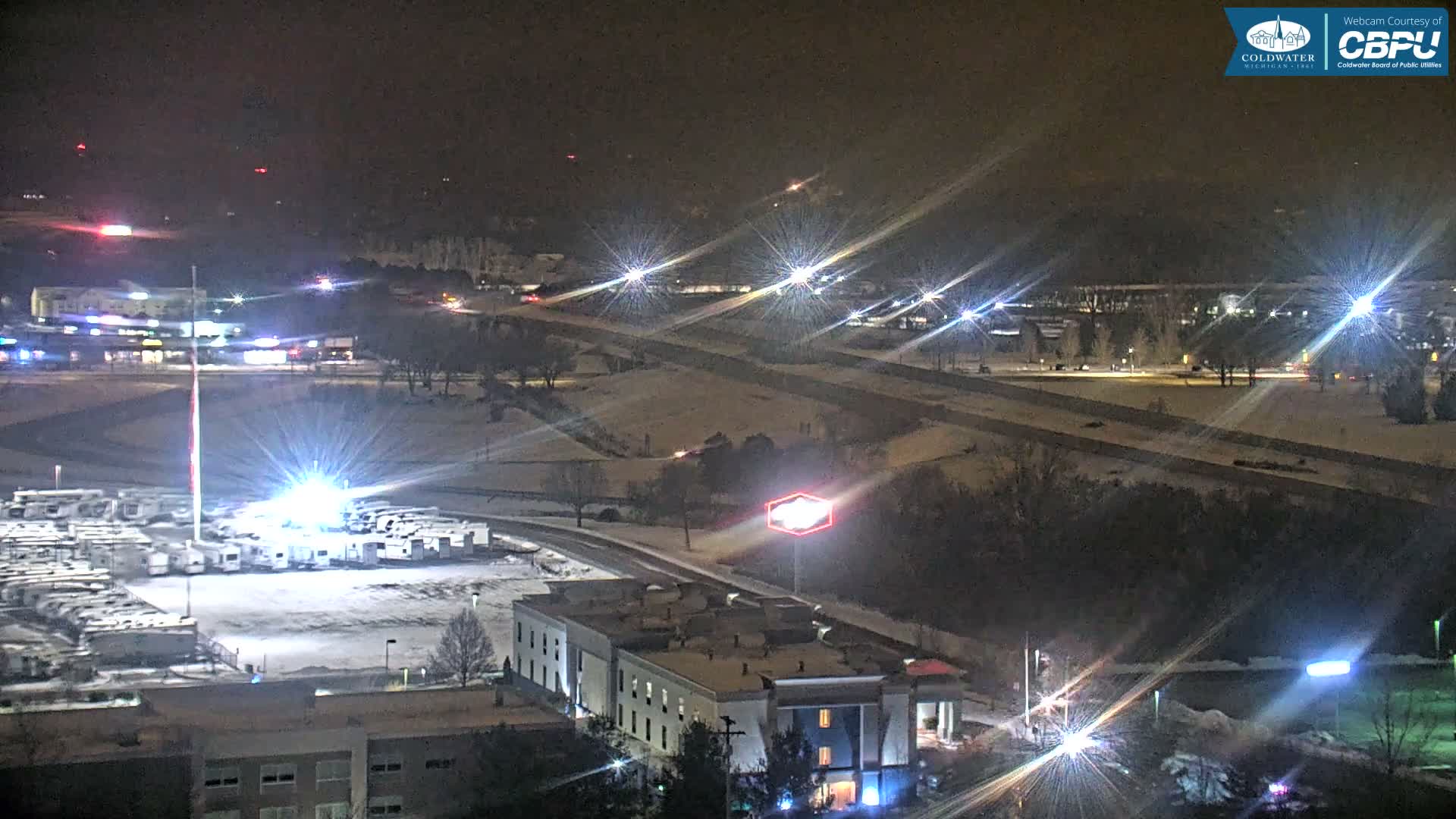 Highway 69 & Coldwater City Intersection North Branch County View Live Cam - Coldwater, Branch, Michigan, USA