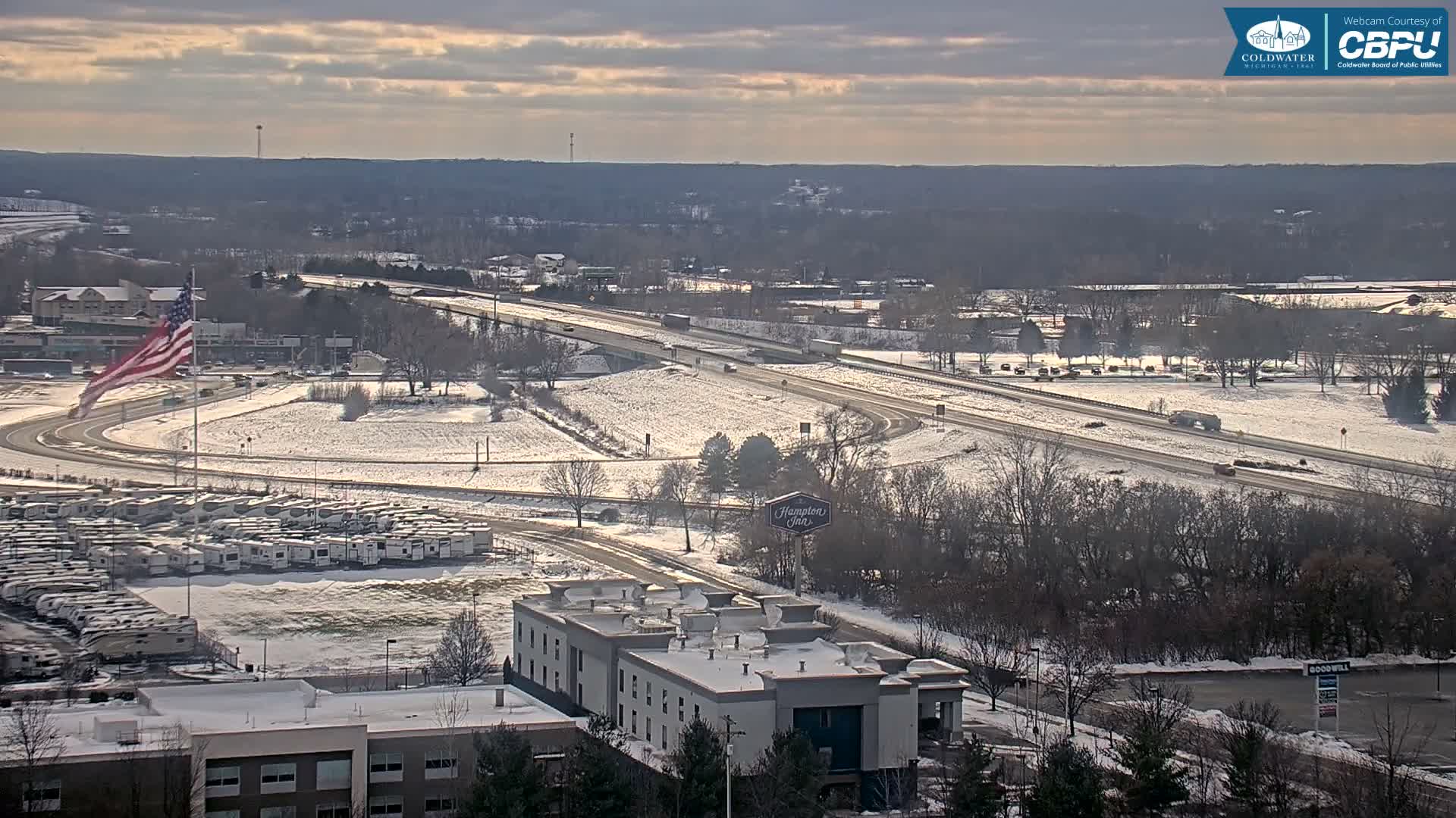 Highway 69 & Coldwater City Intersection North Branch County View Live Cam - Coldwater, Branch, Michigan, USA