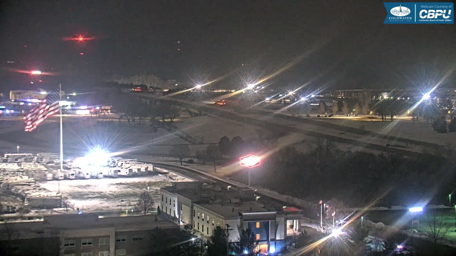 Highway 69 & Coldwater City Intersection North Branch County View Live Cam - Coldwater, Branch, Michigan, USA