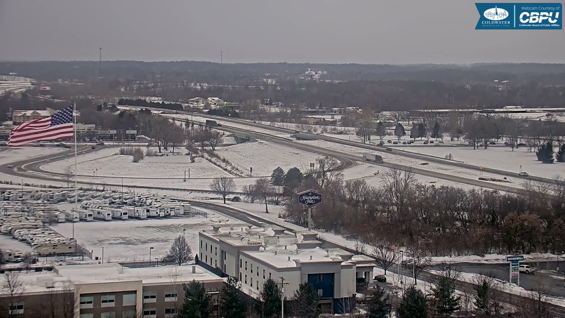 Highway 69 & Coldwater City Intersection North Branch County View Live Cam - Coldwater, Branch, Michigan, USA