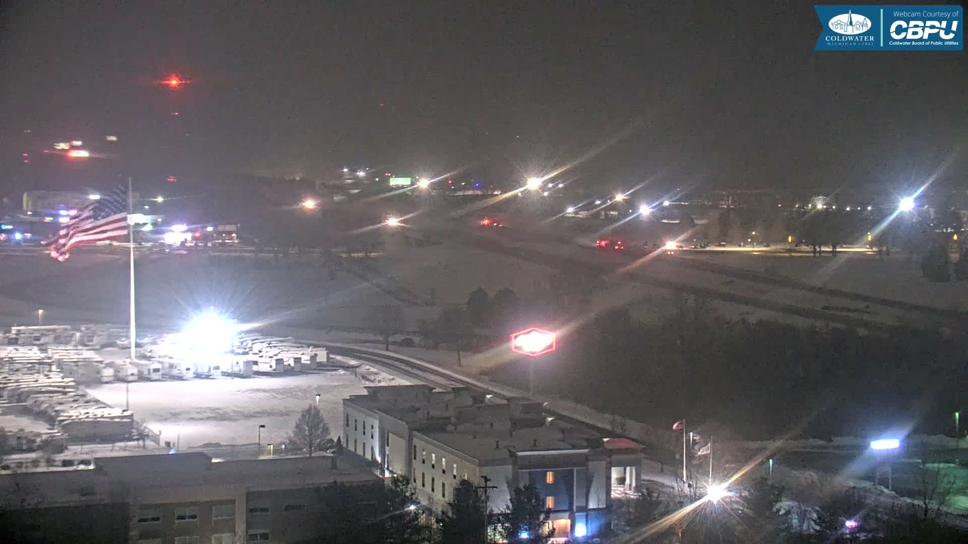 Highway 69 & Coldwater City Intersection North Branch County View Live Cam - Coldwater, Branch, Michigan, USA