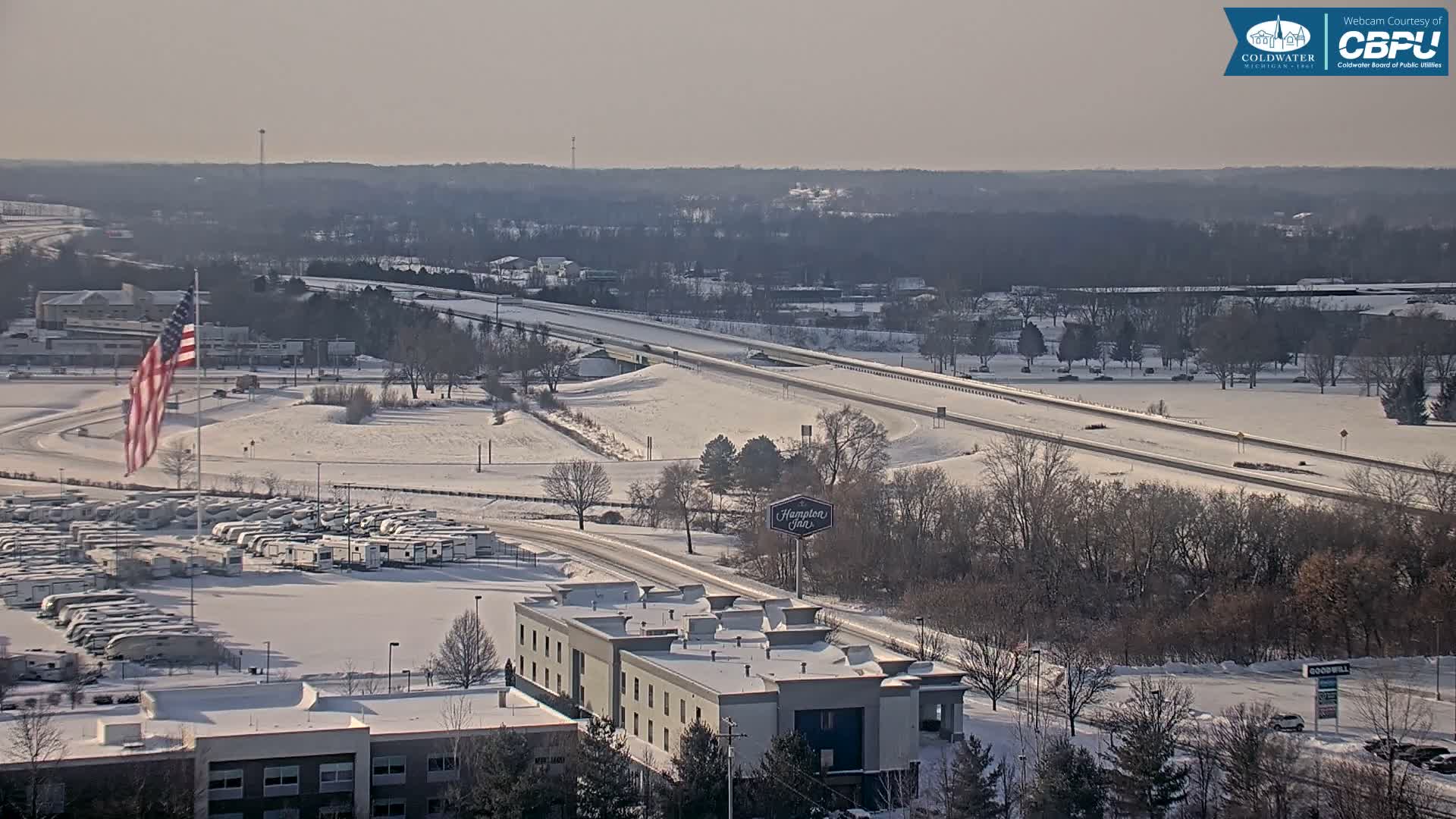 Highway 69 & Coldwater City Intersection North Branch County View Live Cam - Coldwater, Branch, Michigan, USA