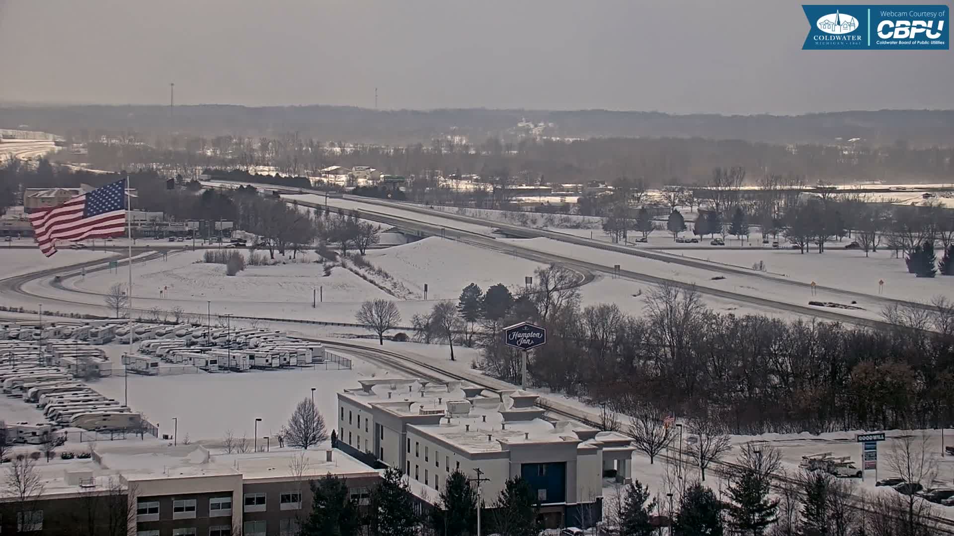 Highway 69 & Coldwater City Intersection North Branch County View Live Cam - Coldwater, Branch, Michigan, USA