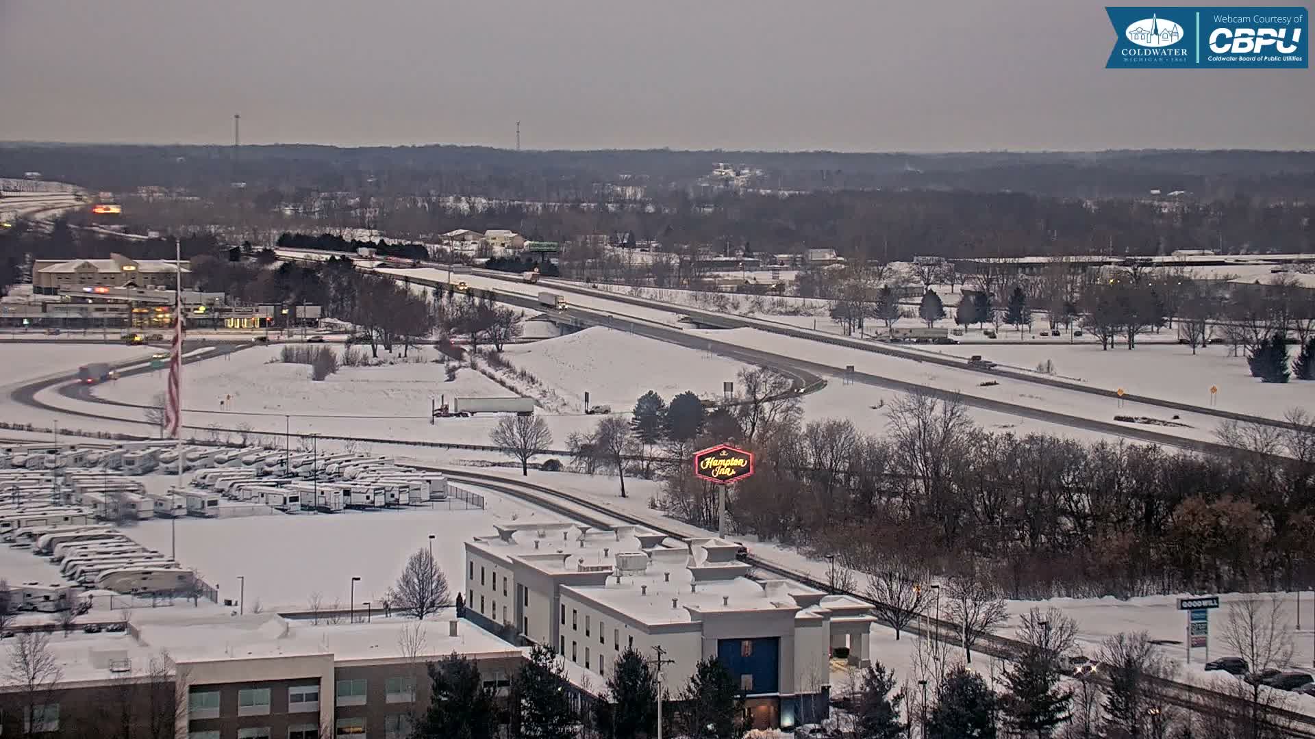 Highway 69 & Coldwater City Intersection North Branch County View Live Cam - Coldwater, Branch, Michigan, USA