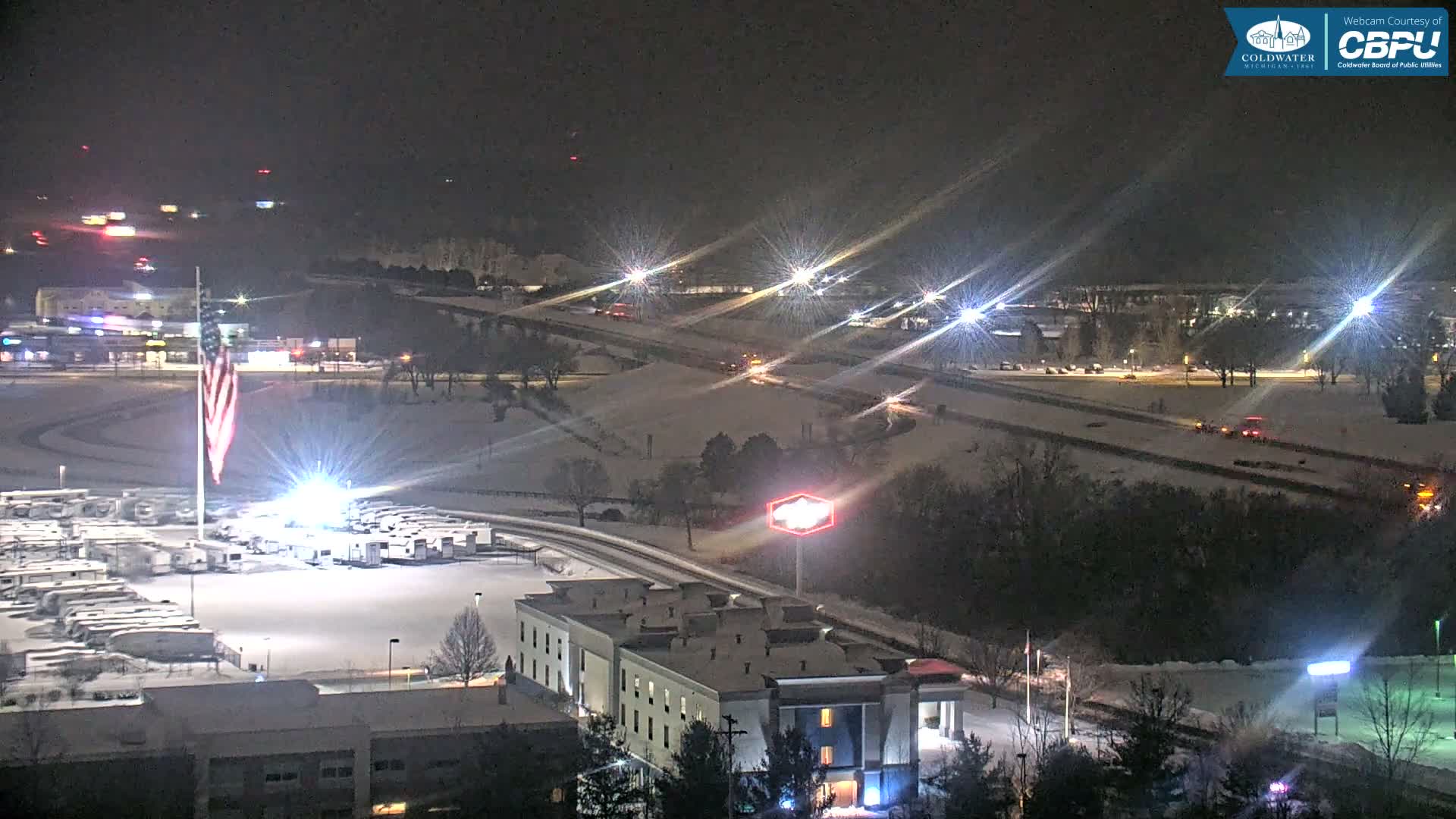 Highway 69 & Coldwater City Intersection North Branch County View Live Cam - Coldwater, Branch, Michigan, USA