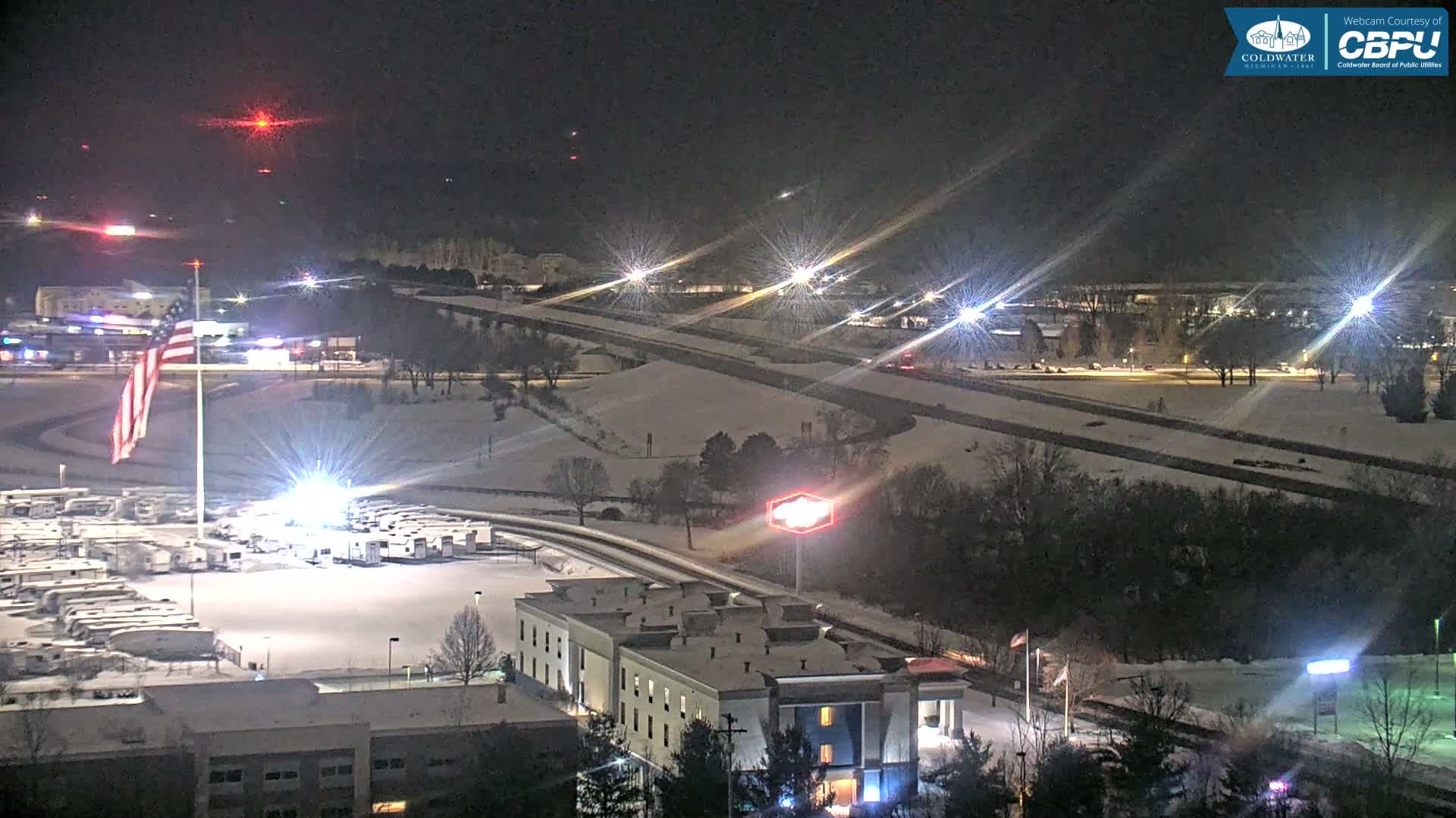 Highway 69 & Coldwater City Intersection North Branch County View Live Cam - Coldwater, Branch, Michigan, USA