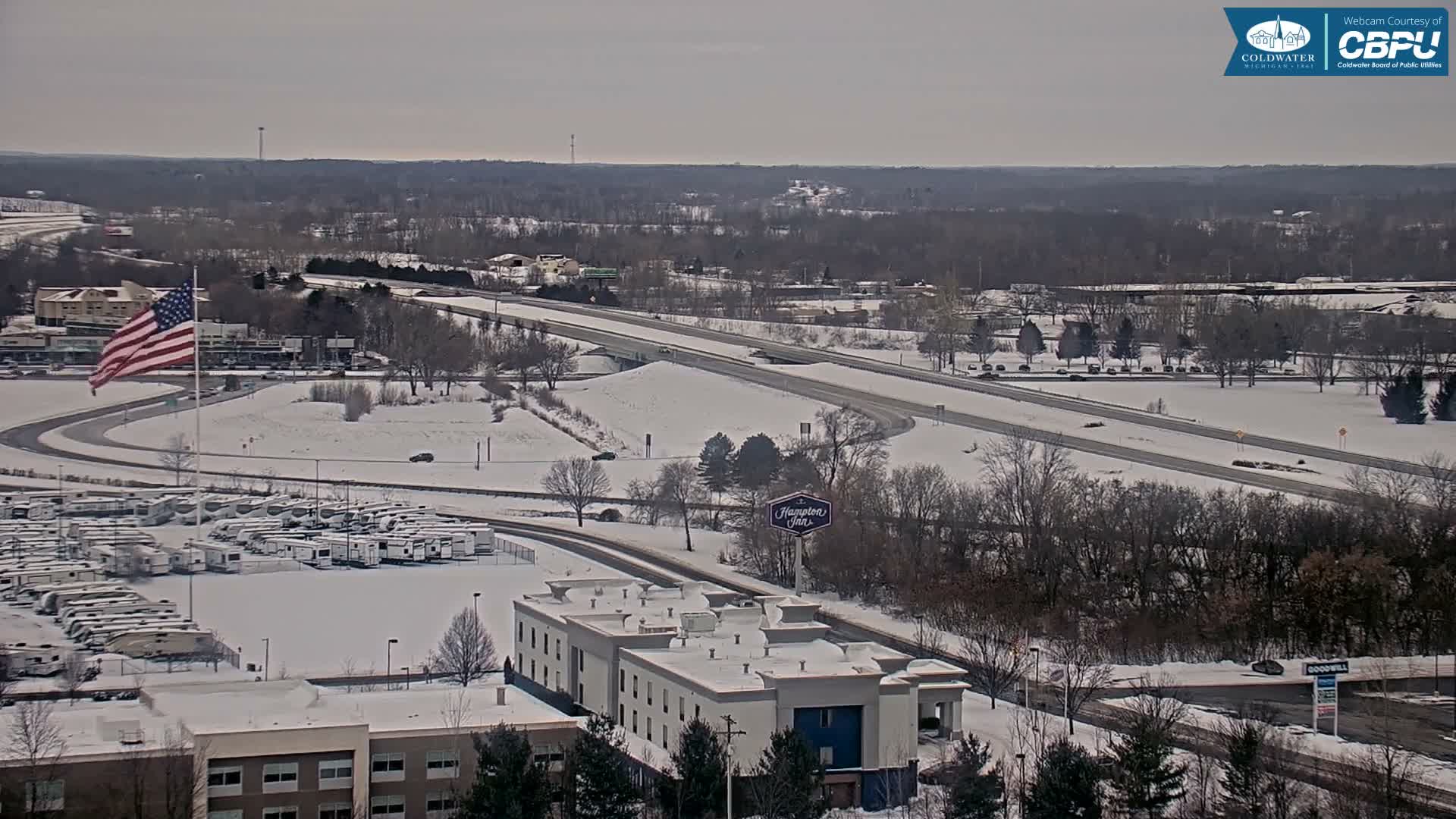 Highway 69 & Coldwater City Intersection North Branch County View Live Cam - Coldwater, Branch, Michigan, USA
