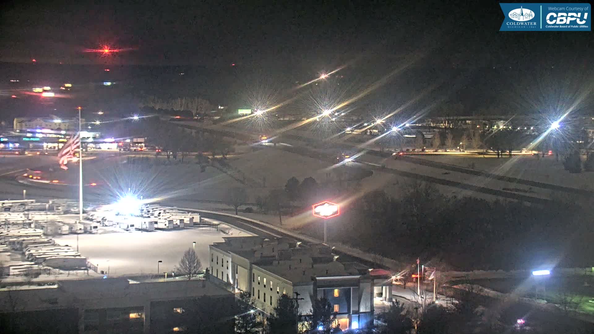 Highway 69 & Coldwater City Intersection North Branch County View Live Cam - Coldwater, Branch, Michigan, USA