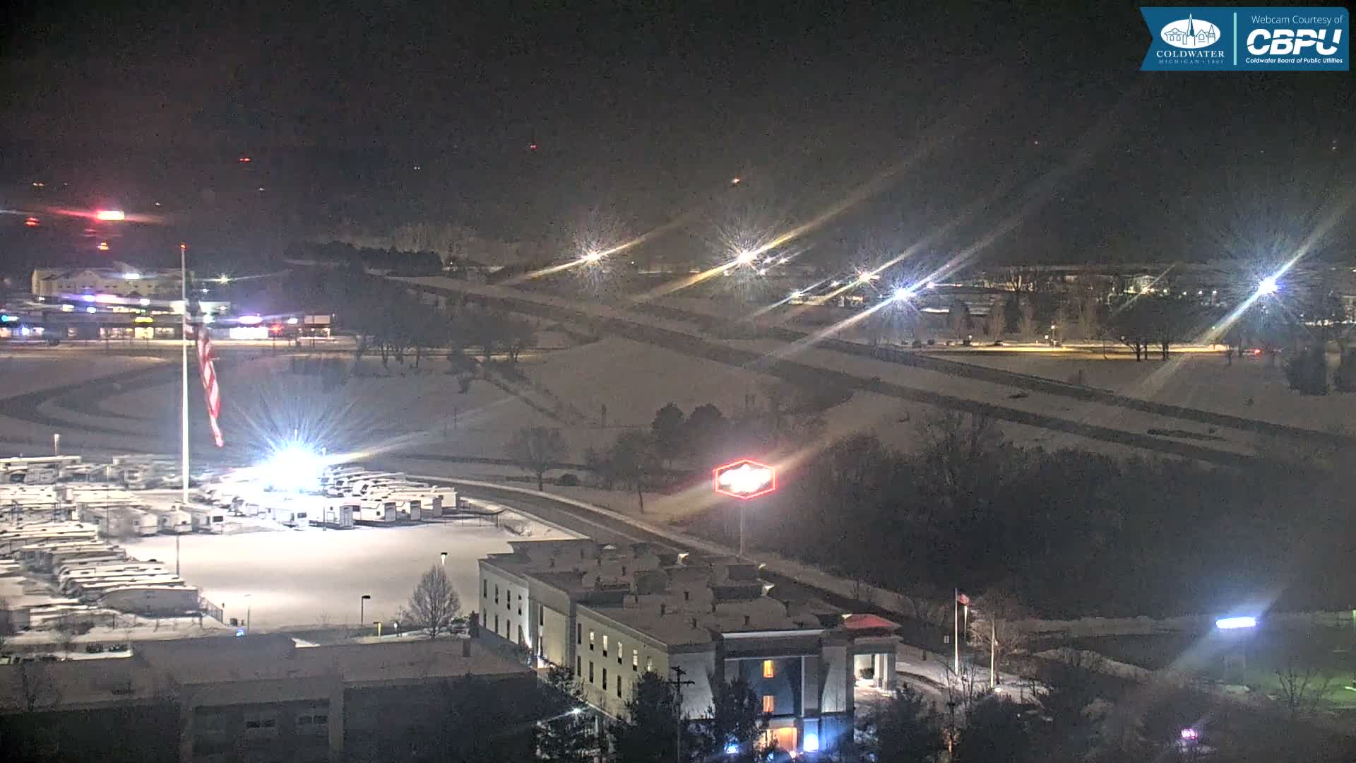 Highway 69 & Coldwater City Intersection North Branch County View Live Cam - Coldwater, Branch, Michigan, USA