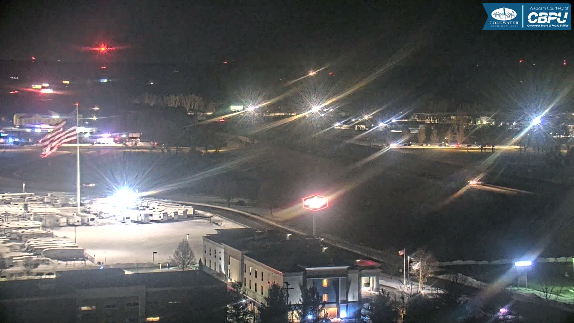 Highway 69 & Coldwater City Intersection North Branch County View Live Cam - Coldwater, Branch, Michigan, USA