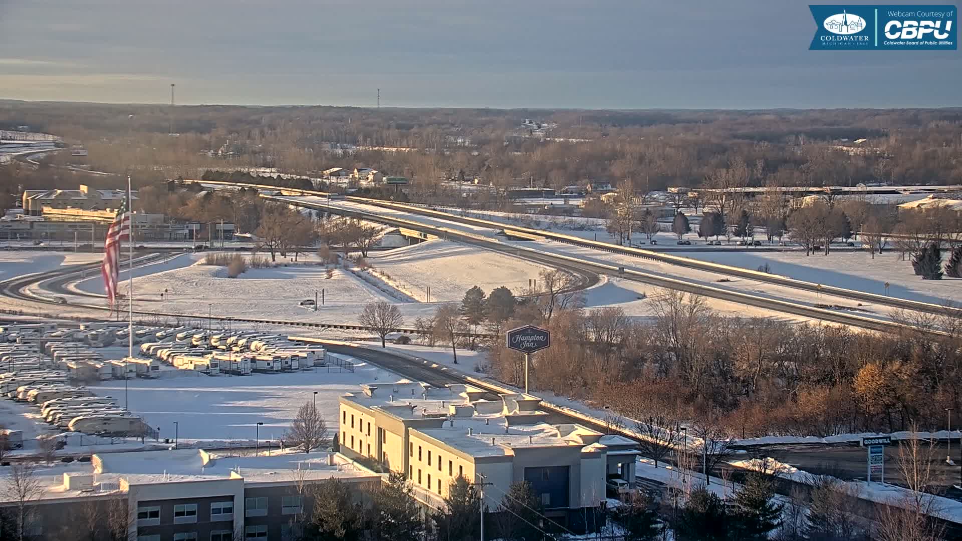 Highway 69 & Coldwater City Intersection North Branch County View Live Cam - Coldwater, Branch, Michigan, USA