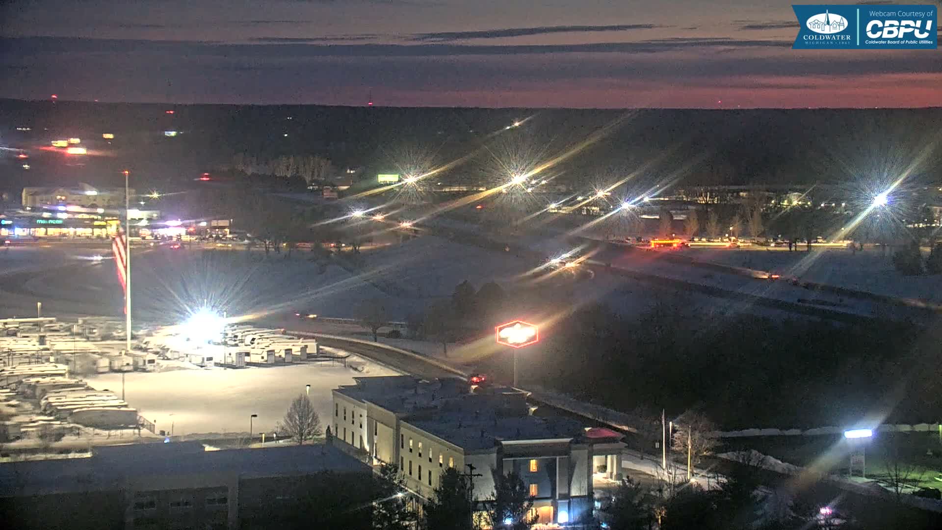 Highway 69 & Coldwater City Intersection North Branch County View Live Cam - Coldwater, Branch, Michigan, USA