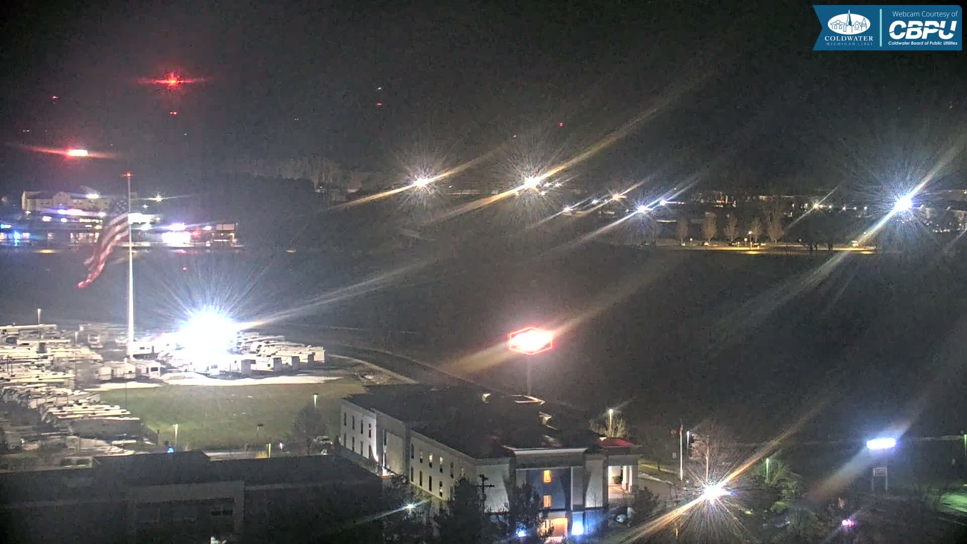 Highway 69 & Coldwater City Intersection North Branch County View Live Cam - Coldwater, Branch, Michigan, USA