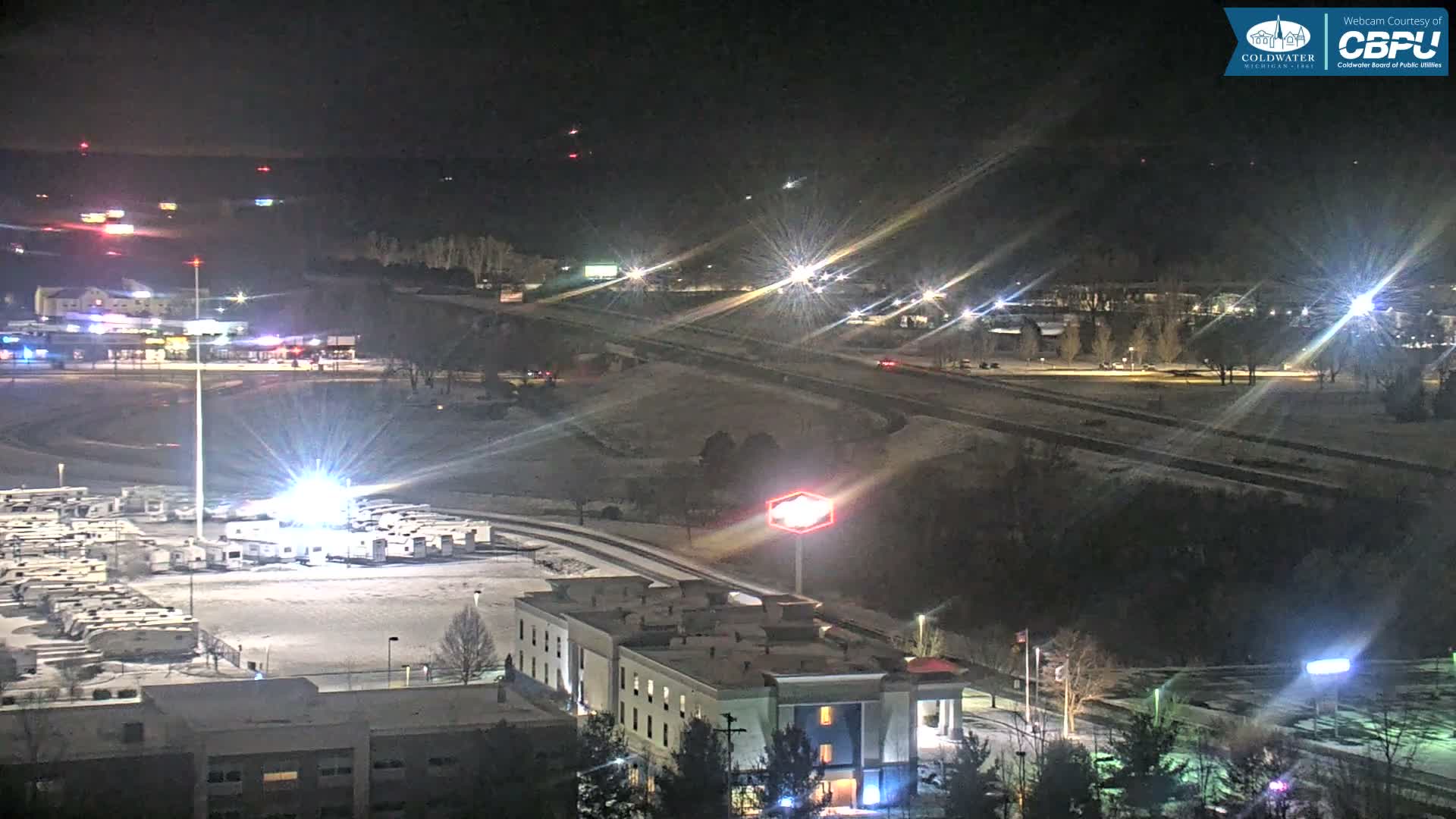 Highway 69 & Coldwater City Intersection North Branch County View Live Cam - Coldwater, Branch, Michigan, USA