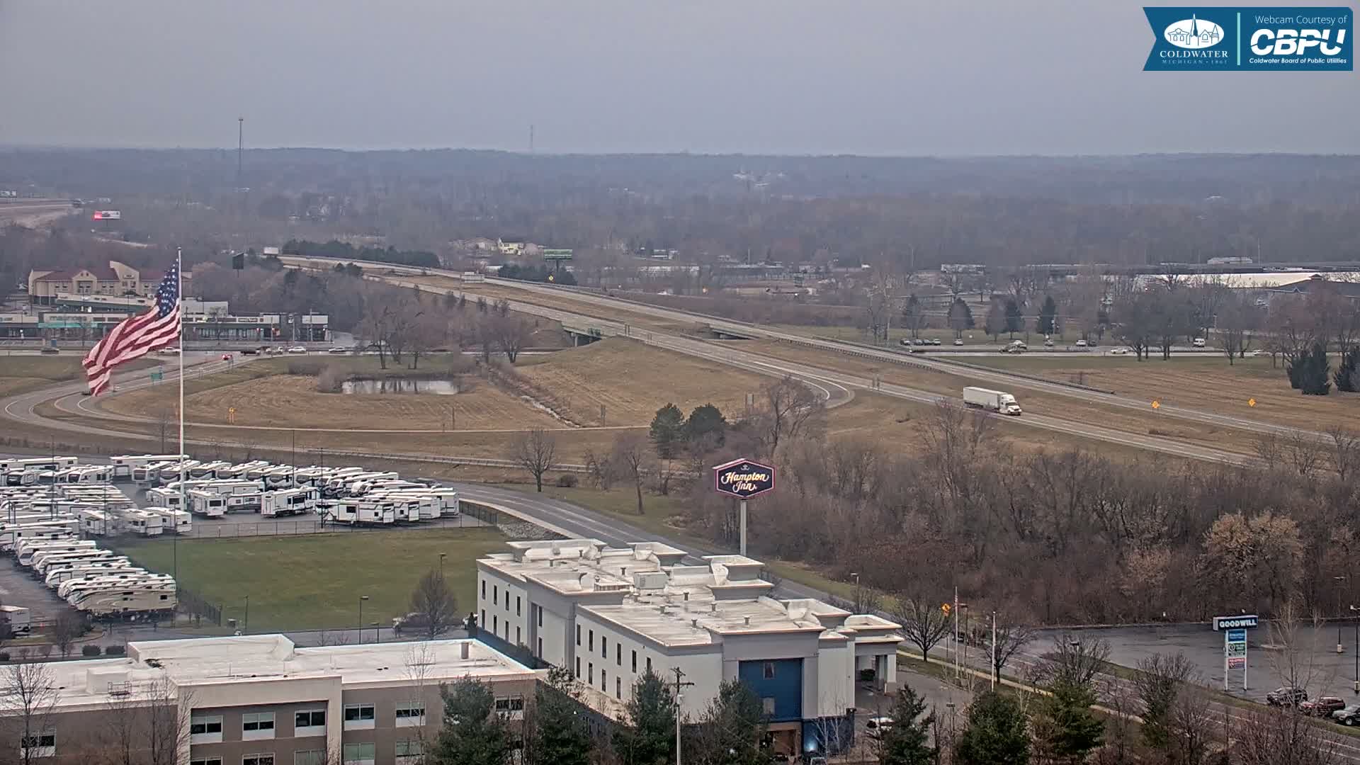 Highway 69 & Coldwater City Intersection North Branch County View Live Cam - Coldwater, Branch, Michigan, USA