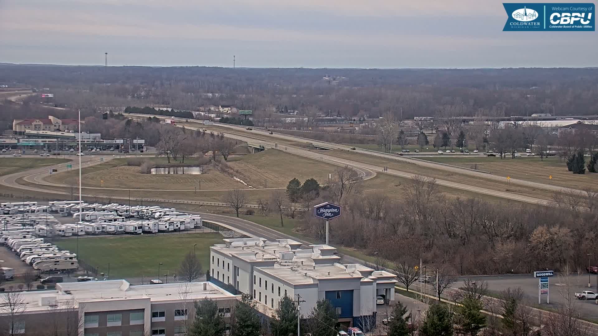 Highway 69 & Coldwater City Intersection North Branch County View Live Cam - Coldwater, Branch, Michigan, USA