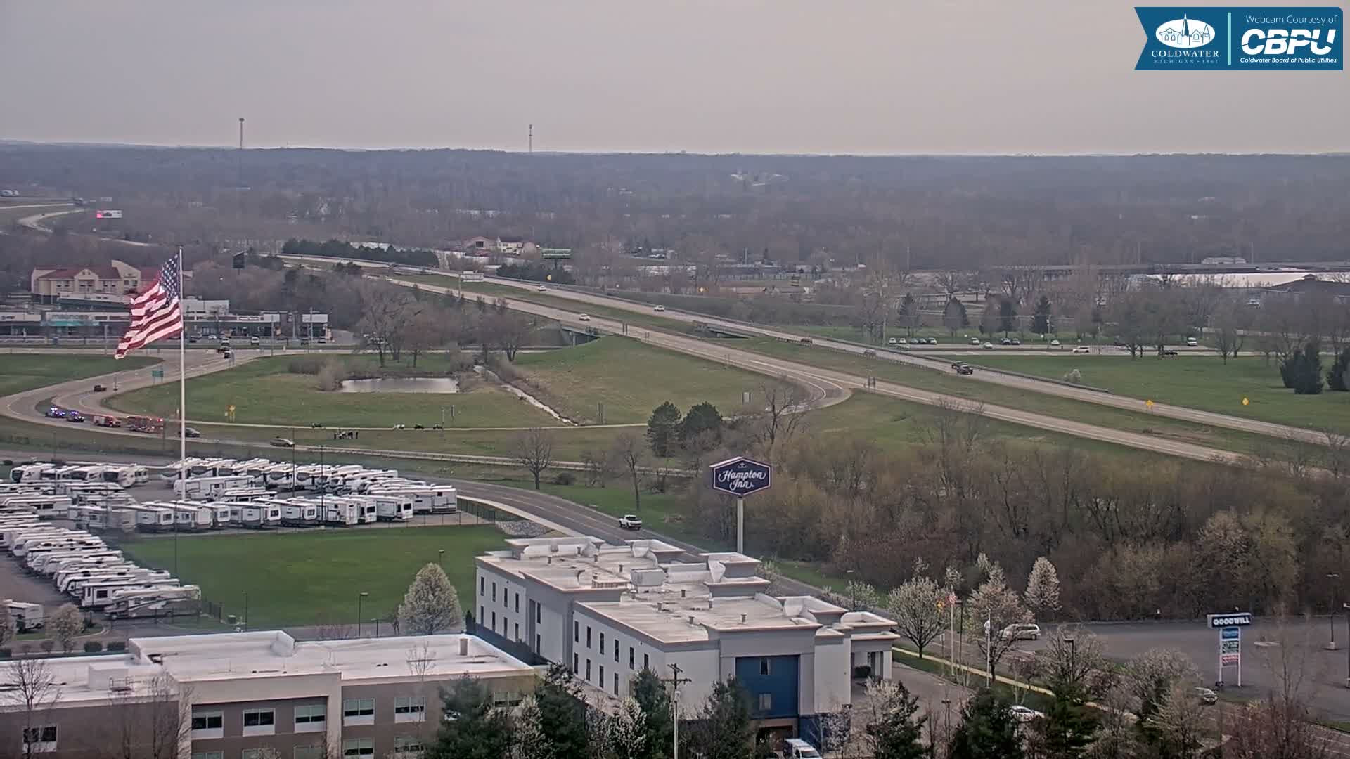 Highway 69 & Coldwater City Intersection North Branch County View Live Cam - Coldwater, Branch, Michigan, USA