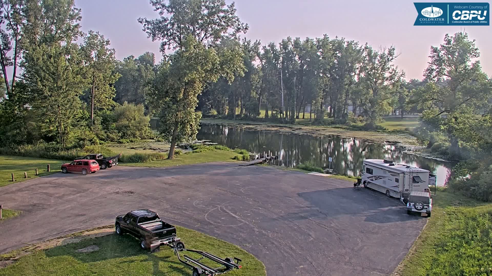 Coldwater, Rotary Park Coast & South Lake Live Cam - Coldwater, Branch, Michigan, USA