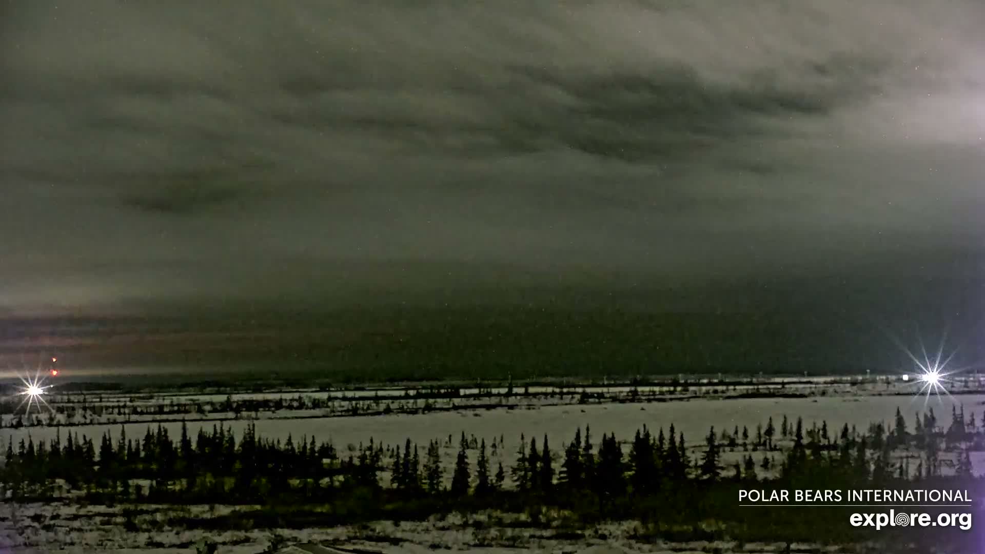 Churchill Marine Observatory, Northern Lights / Aurora Borealis / Stars View Live Cam - Churchill, Division No. 23, Northern Manitoba, Manitoba, Canada 