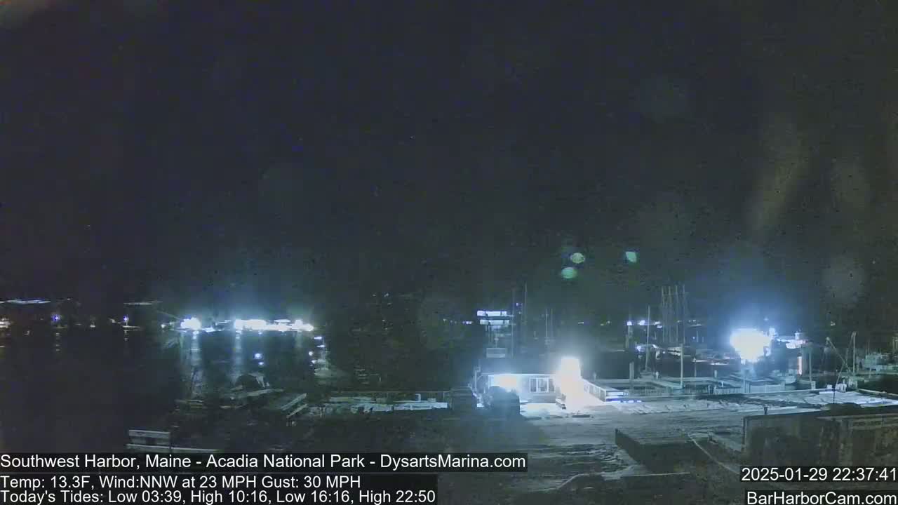 Acadia National Park, Southwest Harbor Live Cam - Maine, USA