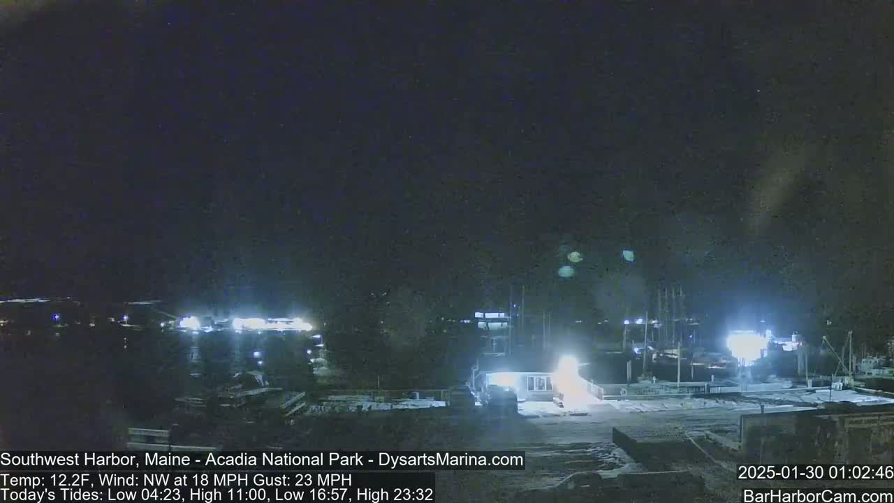 Acadia National Park, Southwest Harbor Live Cam - Maine, USA