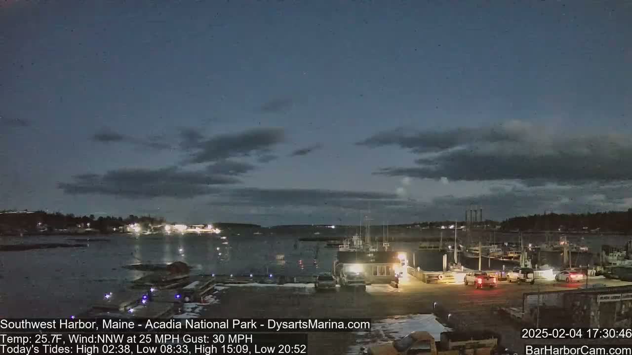 Acadia National Park, Southwest Harbor Live Cam - Maine, USA