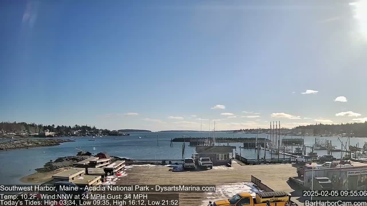 Acadia National Park, Southwest Harbor Live Cam - Maine, USA