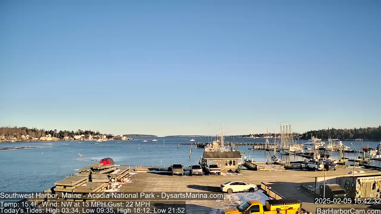 Acadia National Park, Southwest Harbor Live Cam - Maine, USA