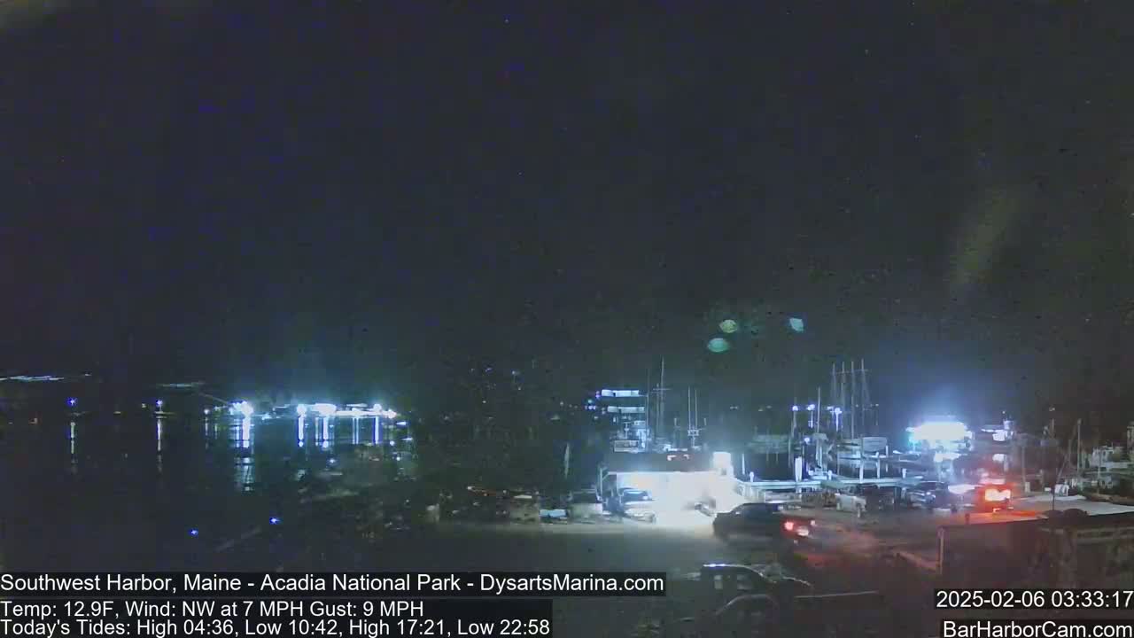 Acadia National Park, Southwest Harbor Live Cam - Maine, USA