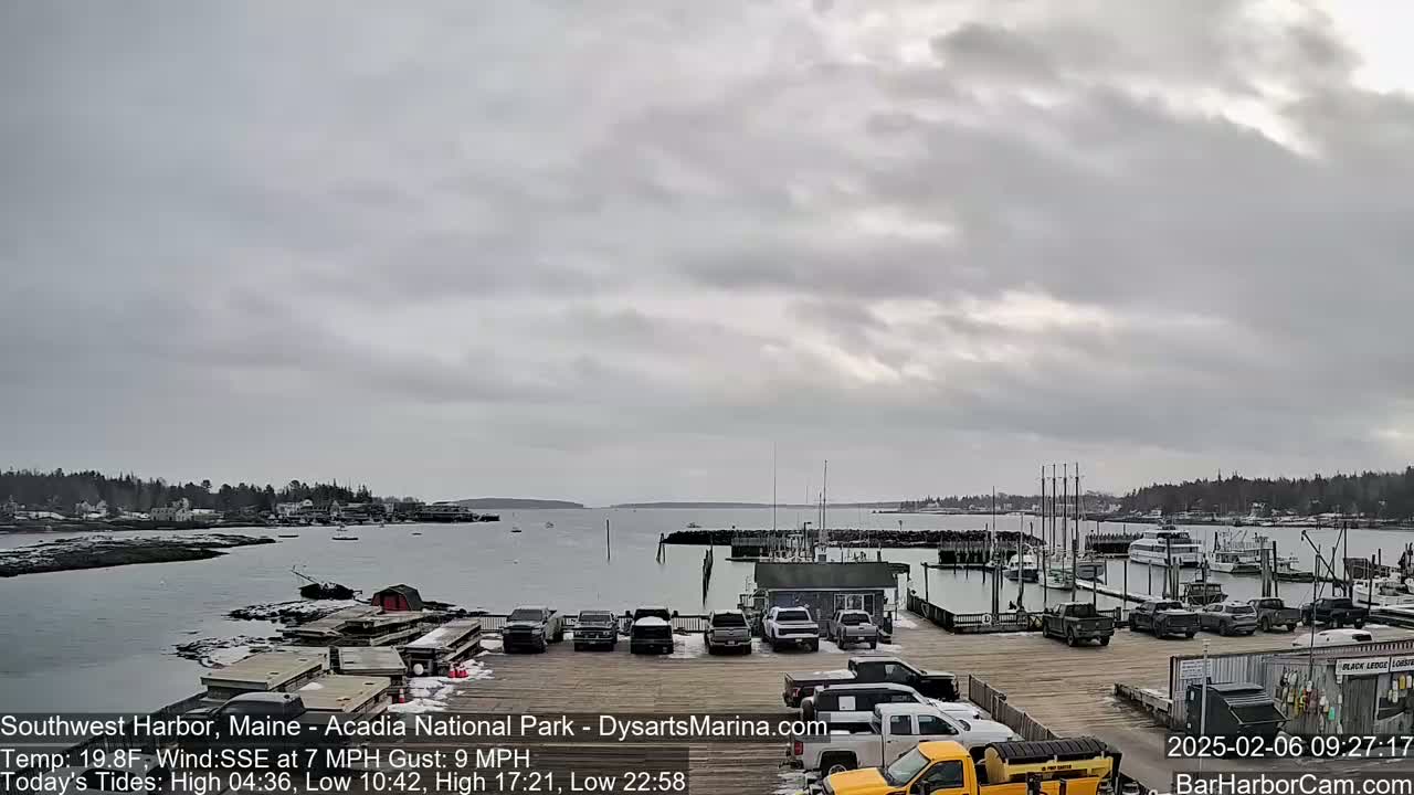 Acadia National Park, Southwest Harbor Live Cam - Maine, USA