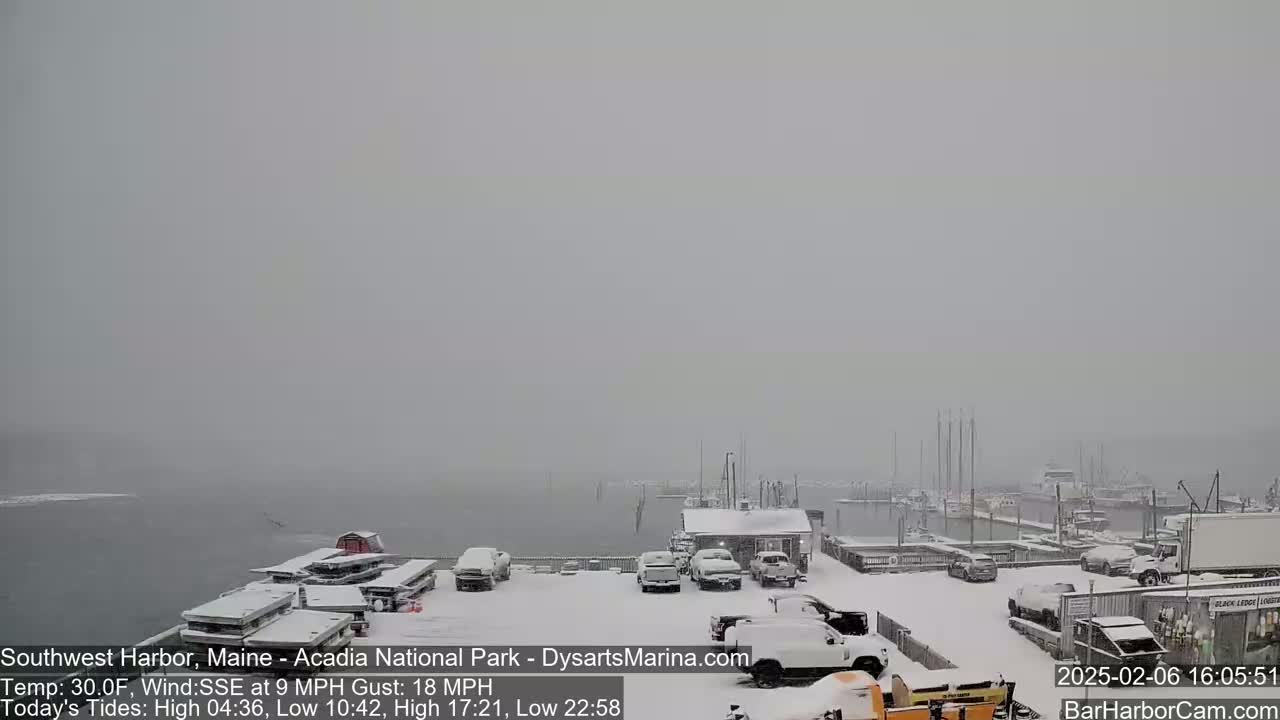 Acadia National Park, Southwest Harbor Live Cam - Maine, USA