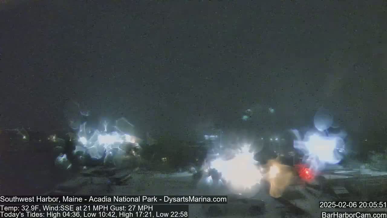 Acadia National Park, Southwest Harbor Live Cam - Maine, USA