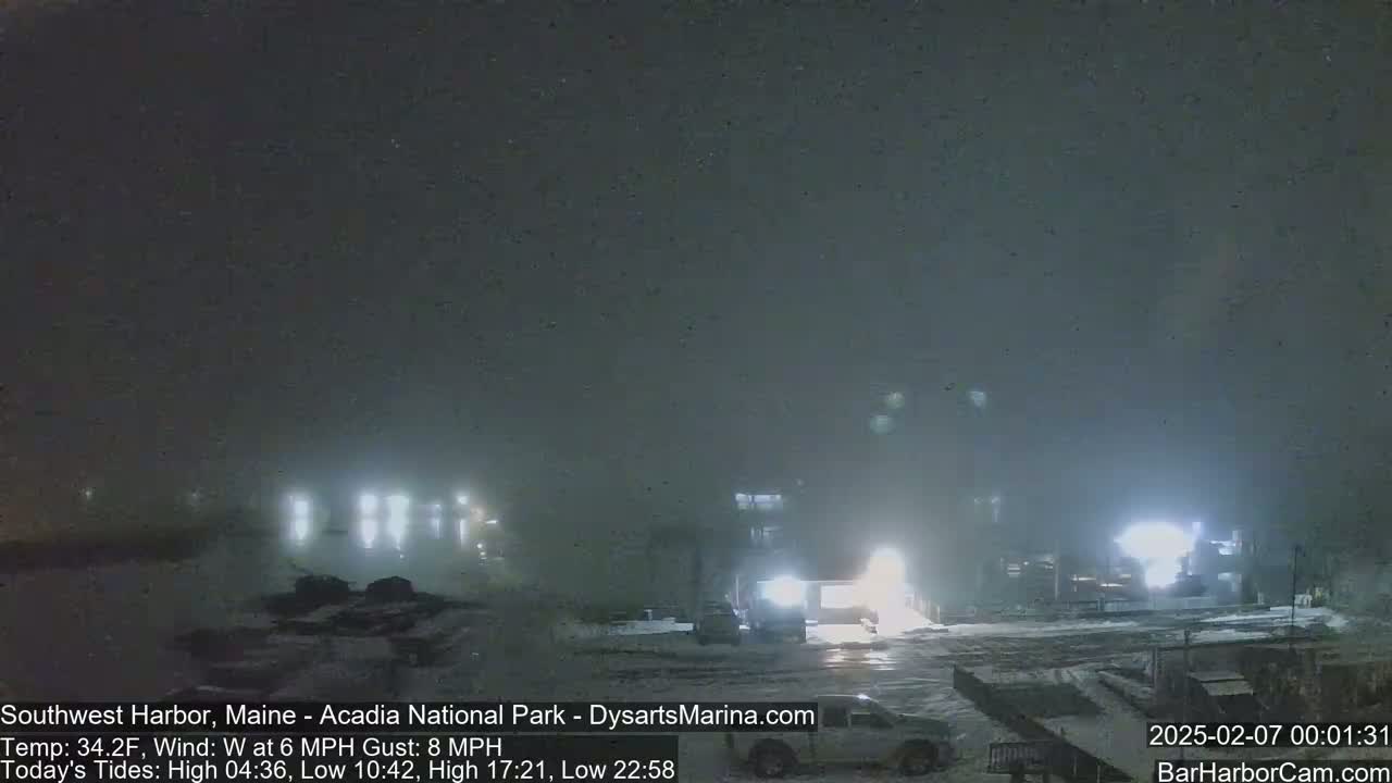 Acadia National Park, Southwest Harbor Live Cam - Maine, USA