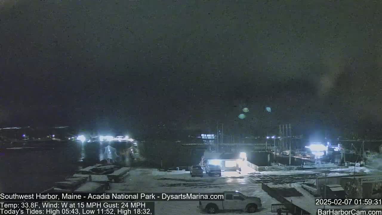 Acadia National Park, Southwest Harbor Live Cam - Maine, USA