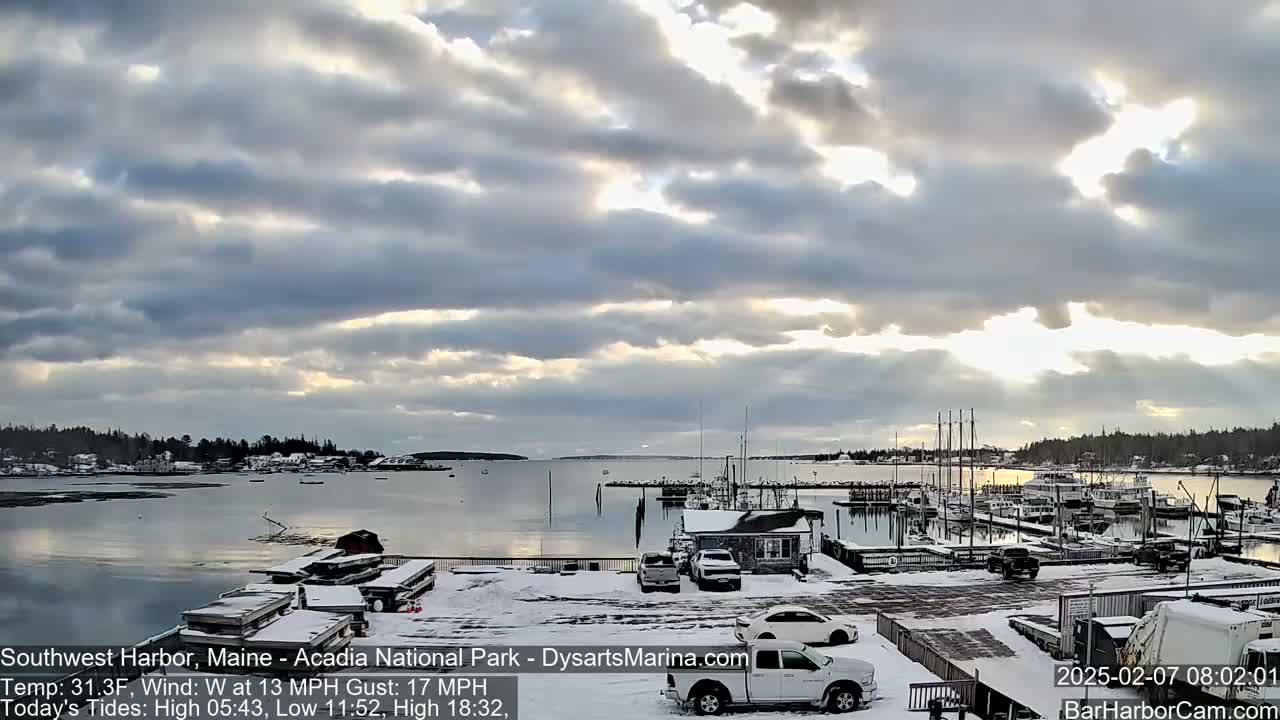 Acadia National Park, Southwest Harbor Live Cam - Maine, USA