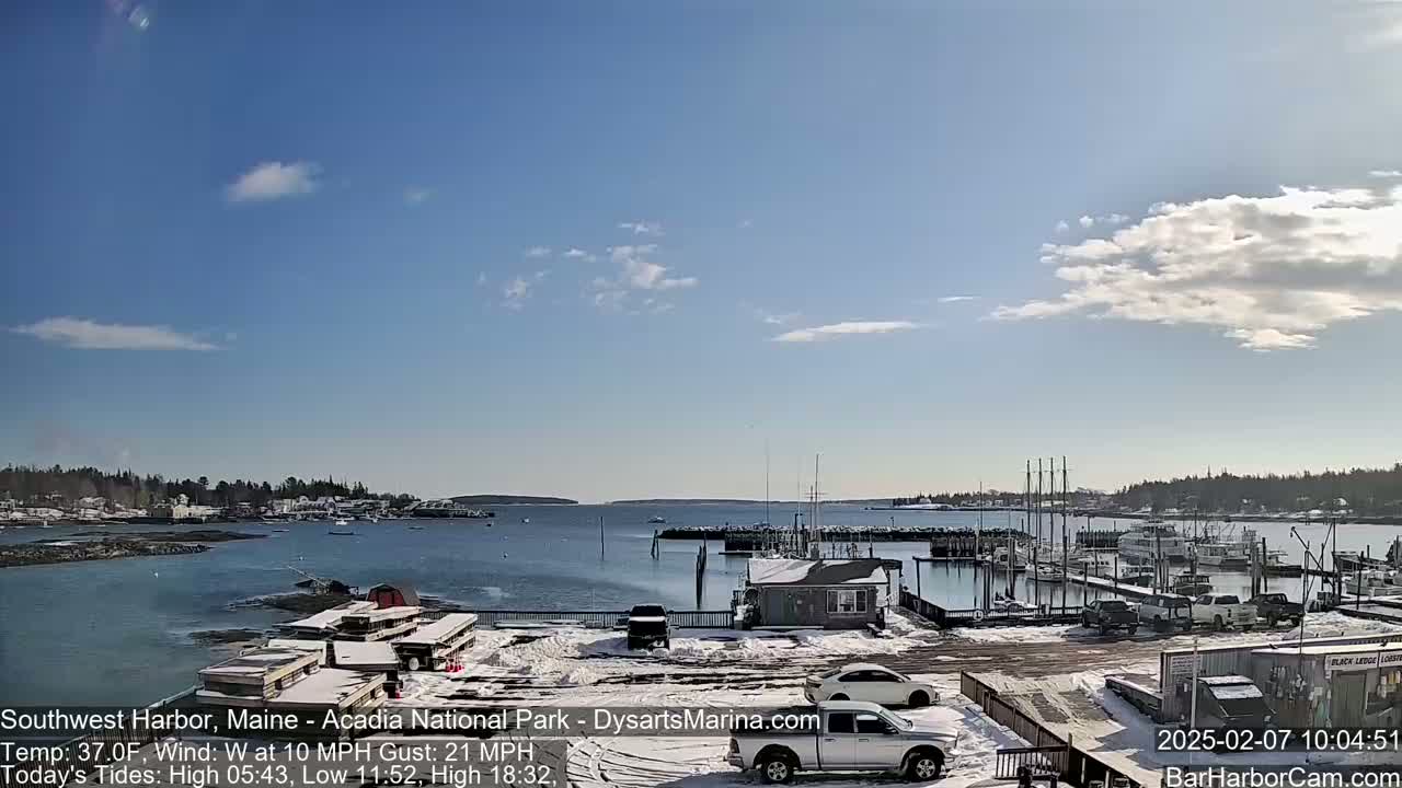 Acadia National Park, Southwest Harbor Live Cam - Maine, USA