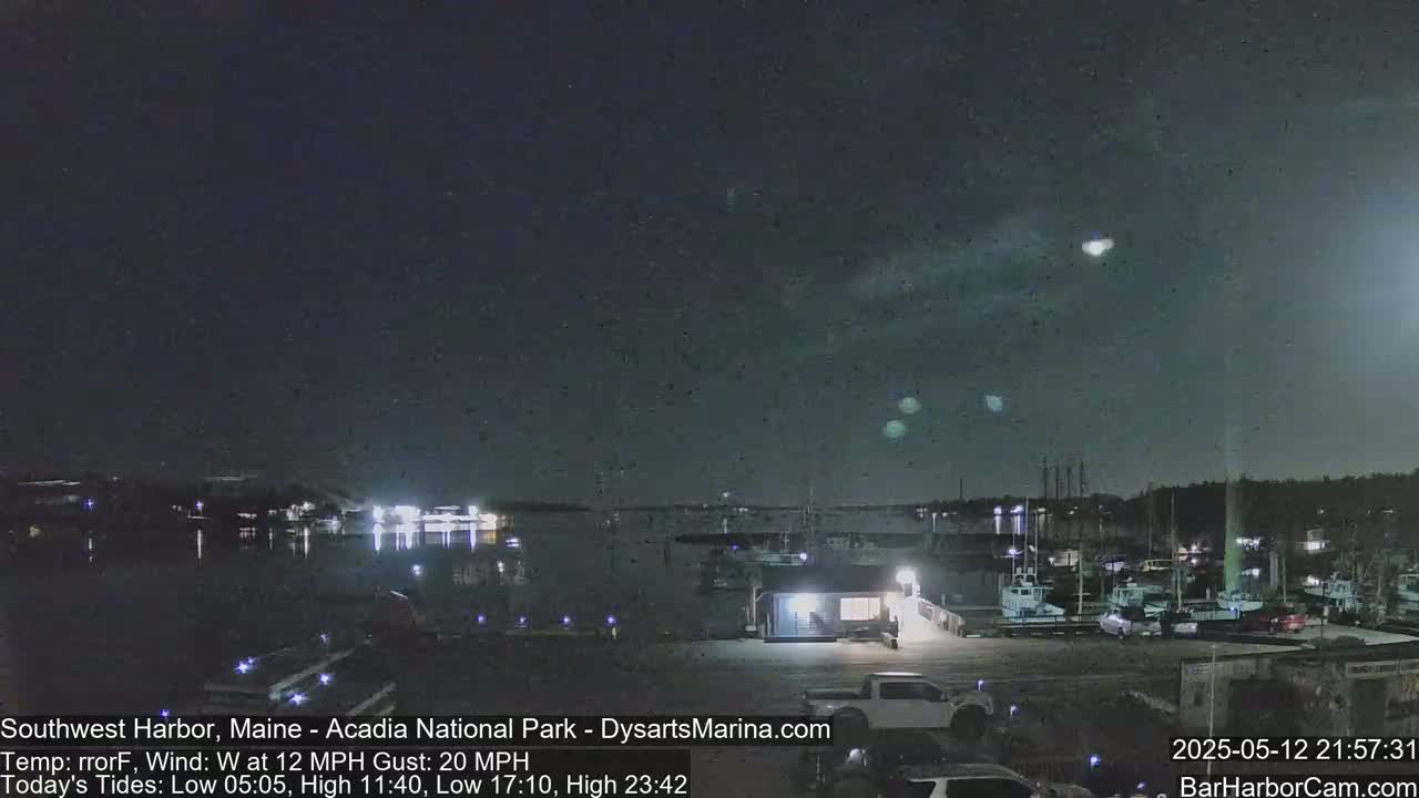 Acadia National Park, Southwest Harbor Live Cam - Maine, USA