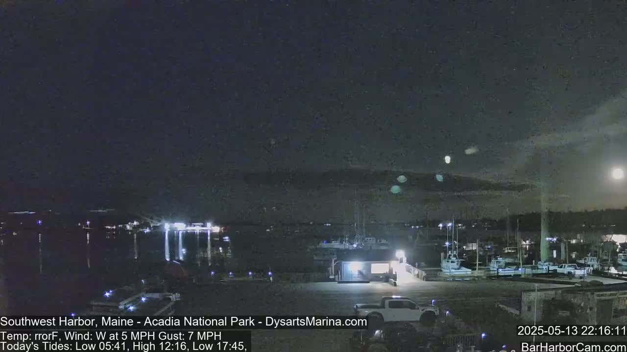 Acadia National Park, Southwest Harbor Live Cam - Maine, USA