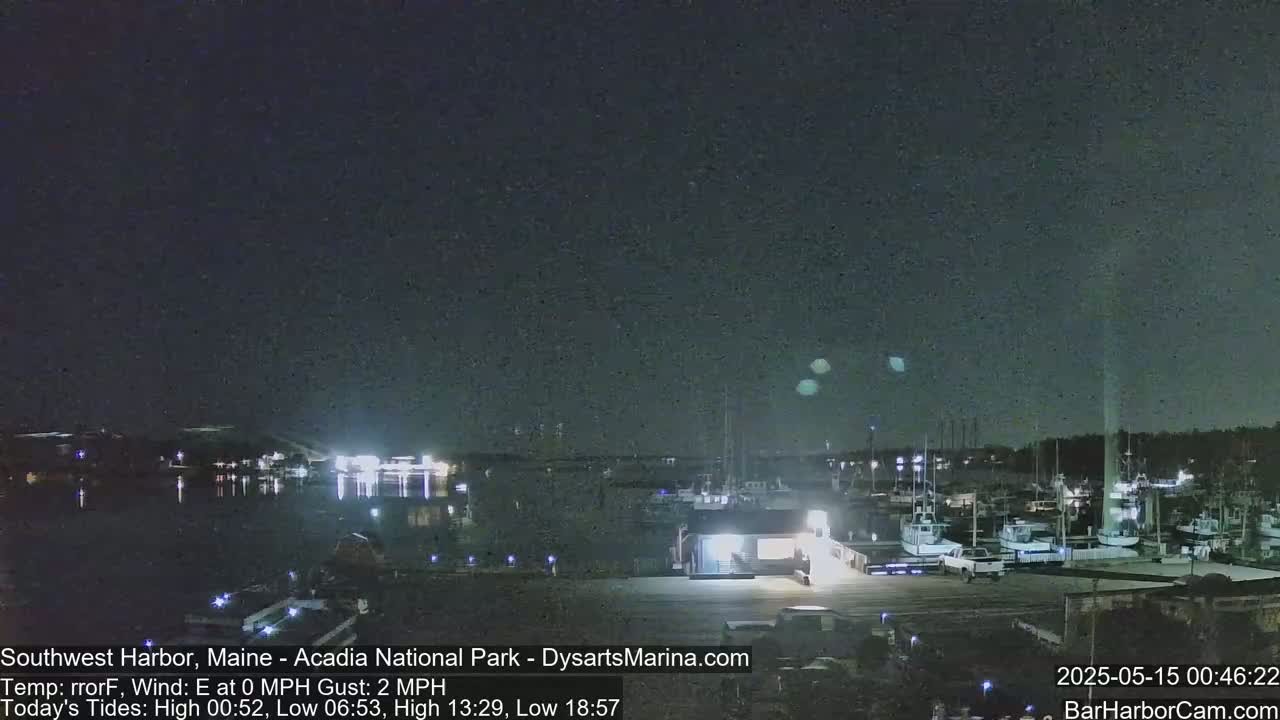 Acadia National Park, Southwest Harbor Live Cam - Maine, USA