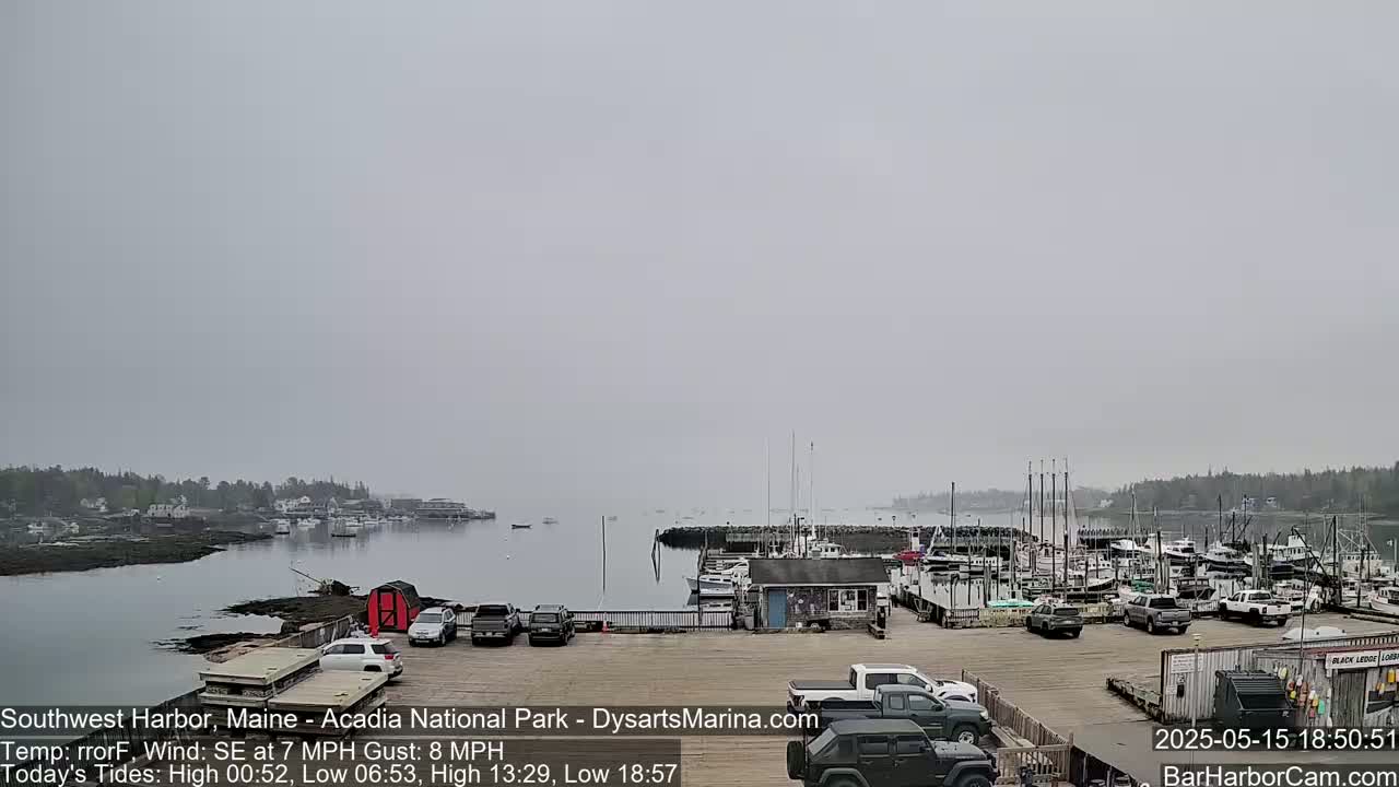Acadia National Park, Southwest Harbor Live Cam - Maine, USA