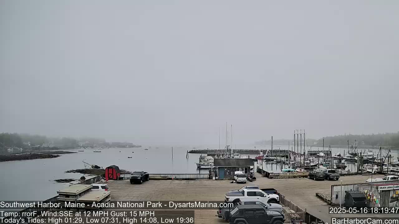 Acadia National Park, Southwest Harbor Live Cam - Maine, USA