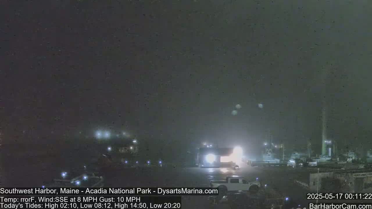 Acadia National Park, Southwest Harbor Live Cam - Maine, USA