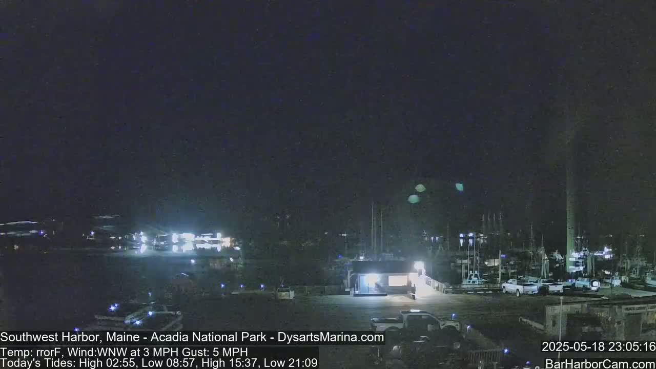 Acadia National Park, Southwest Harbor Live Cam - Maine, USA