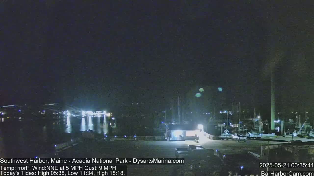 Acadia National Park, Southwest Harbor Live Cam - Maine, USA