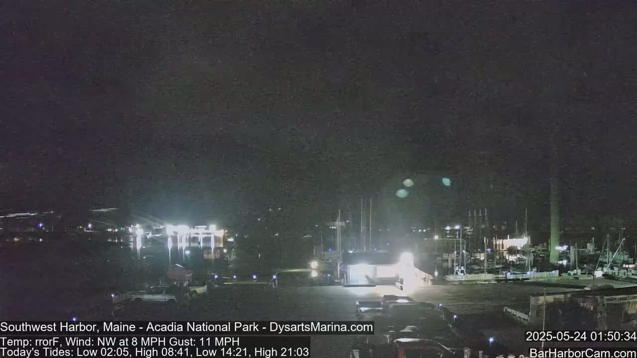 Acadia National Park, Southwest Harbor Live Cam - Maine, USA
